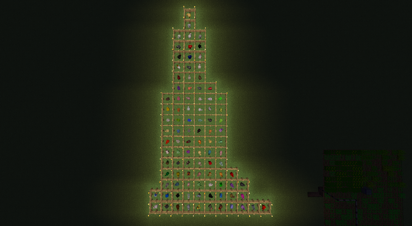 All the chickens in the mod