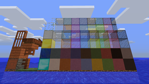 Blocks In Vanilla So You Can See The Diffrence 