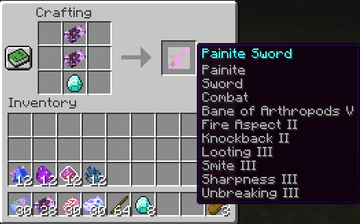 Painite Sword Recipe