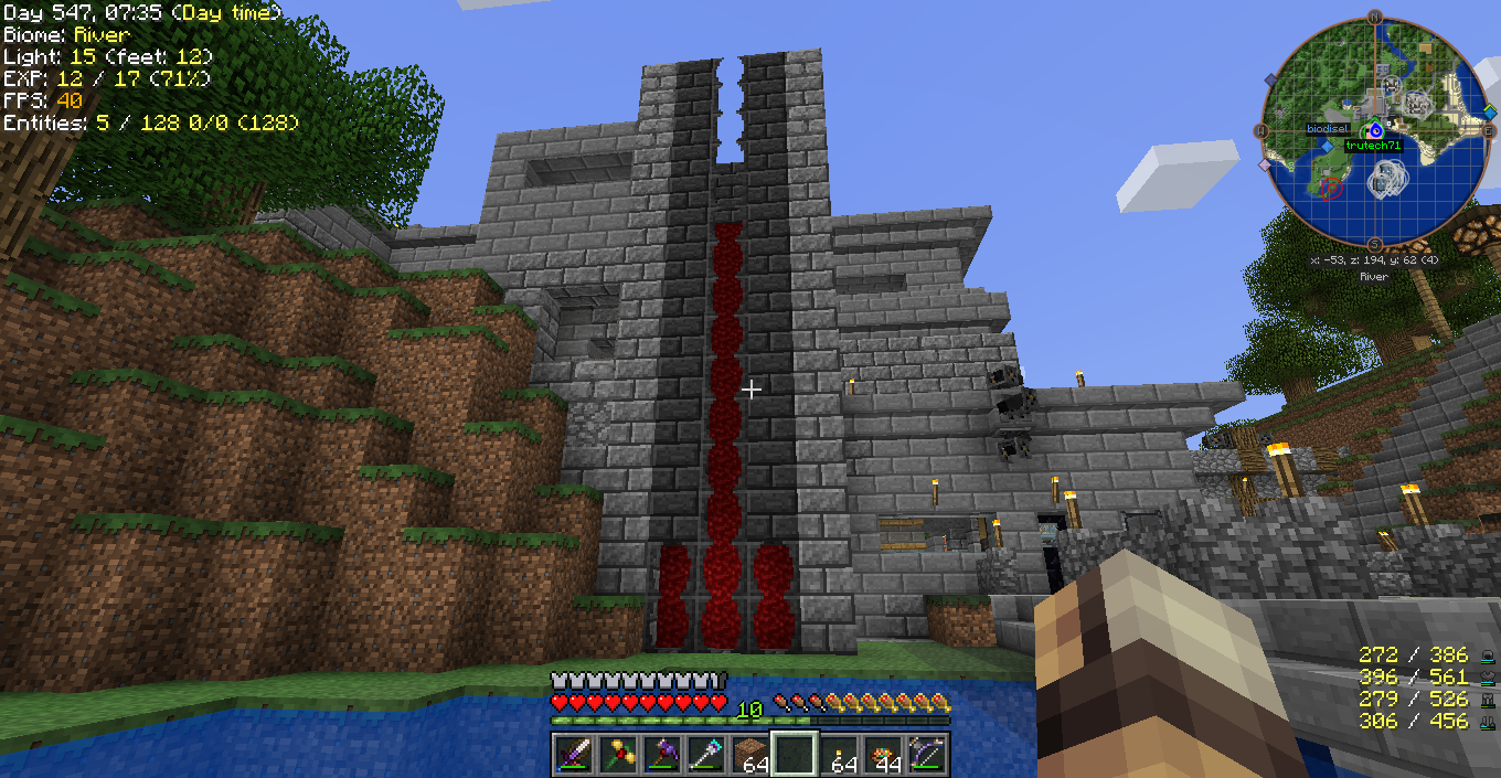 Screenshot of the camps forge from the outside.