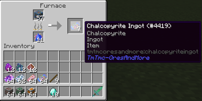 Chalcopyrite Fuel Ore