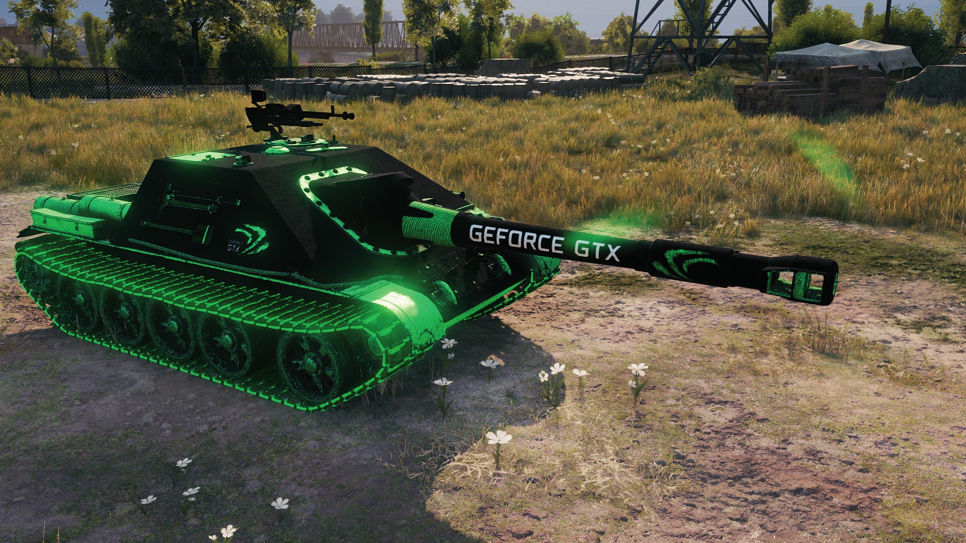 SU-122-44 Nvidia-Style black v2.01 (green) 