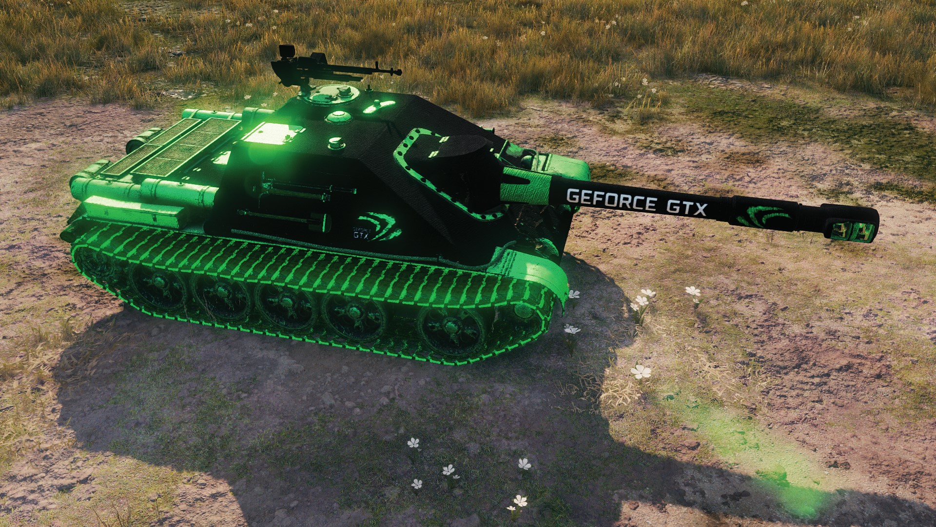 SU-122-44 Nvidia-Style black v2.01 (green) 