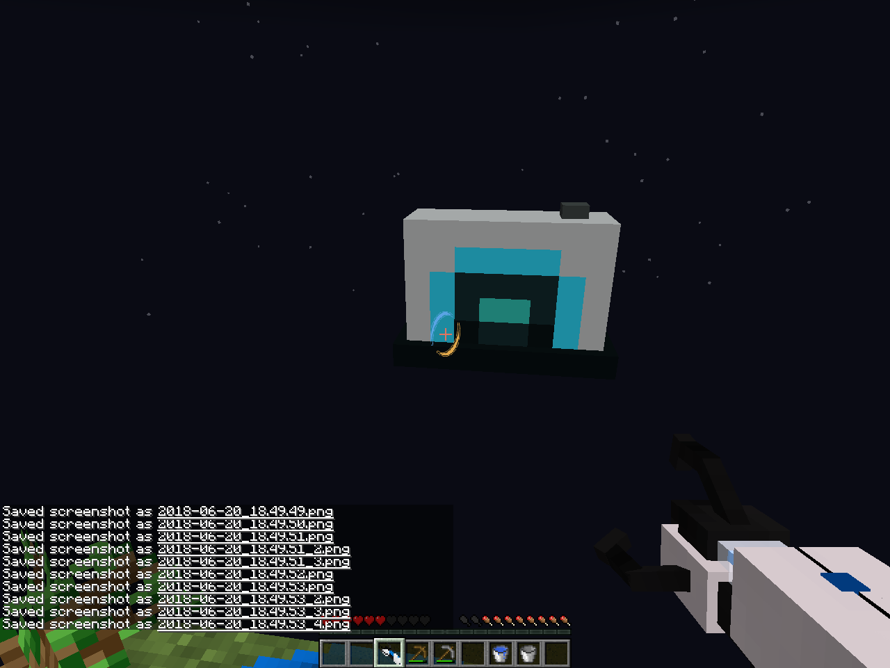 The radio is... FLYING!!!