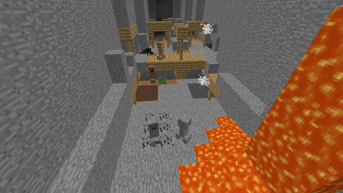 Creepers on a Mineshaft