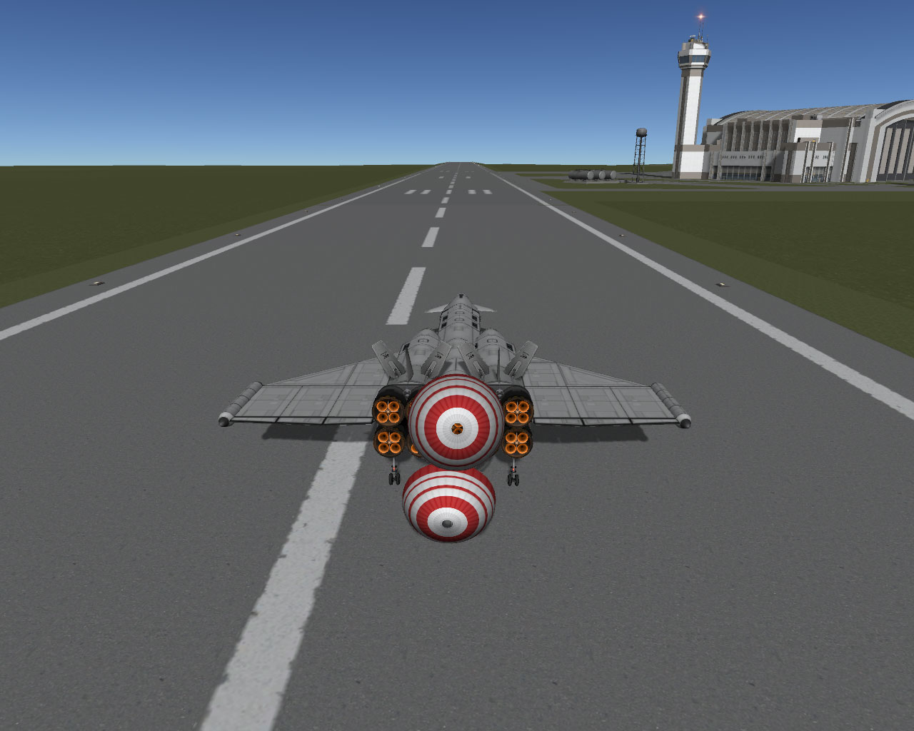 Landed on KSC runway