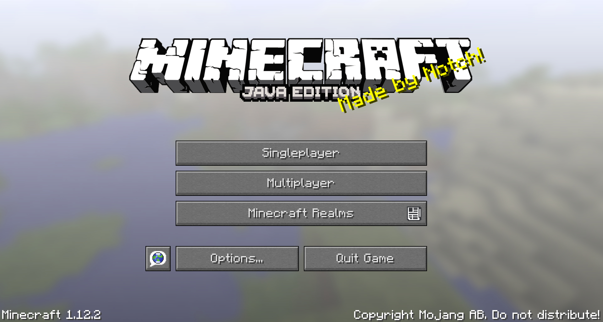 Minecraft Title Screen