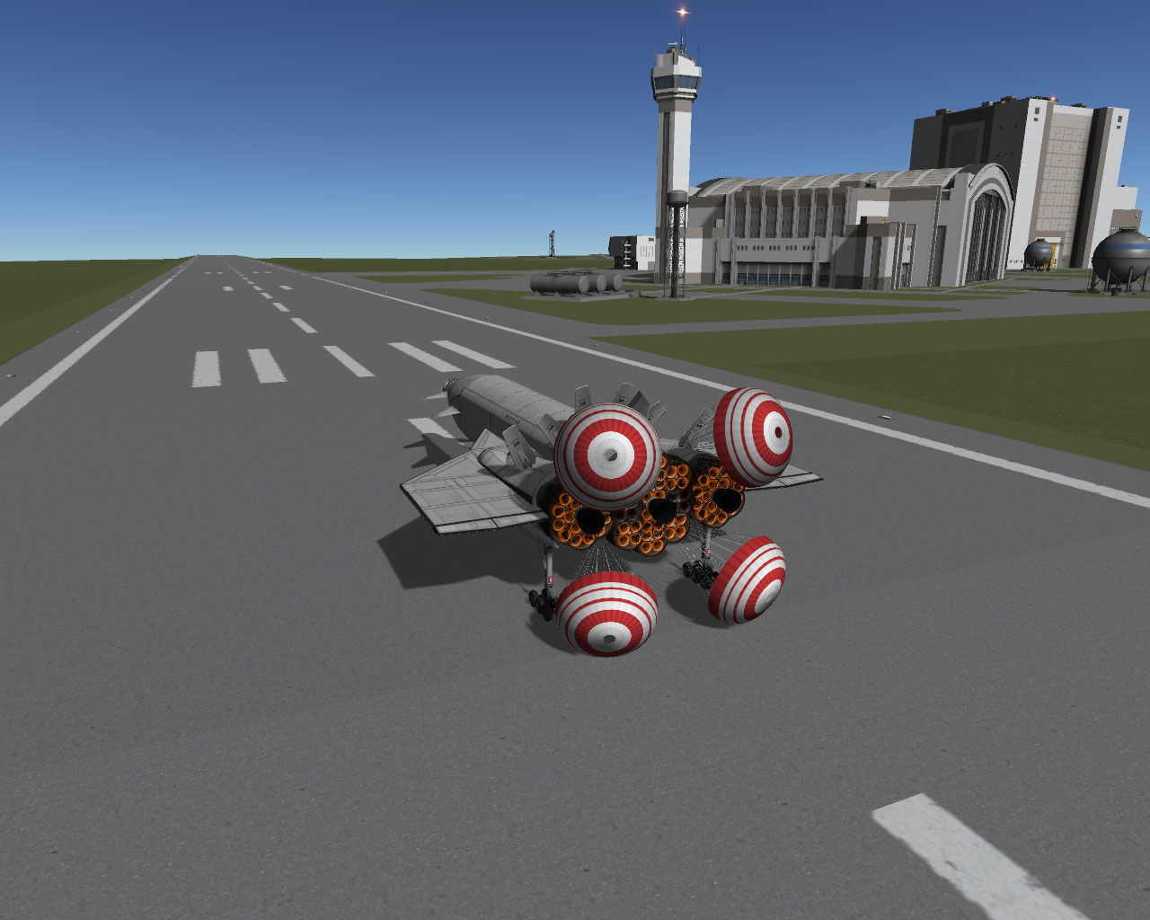 Landed on KSC runway