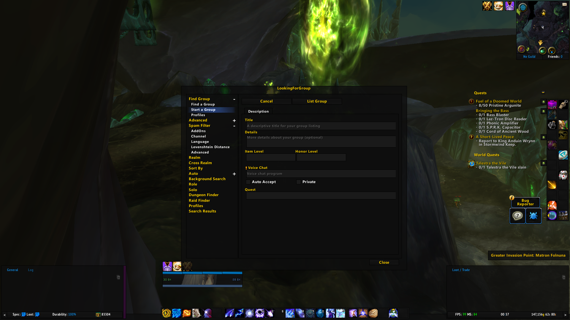 Overview - lookingforgroup(lfg) - Addons - Projects - WowAce