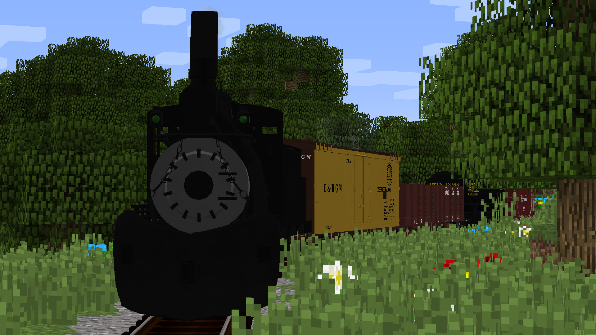 A Short Freight in the Woods.