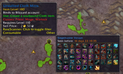 tooltip with loot