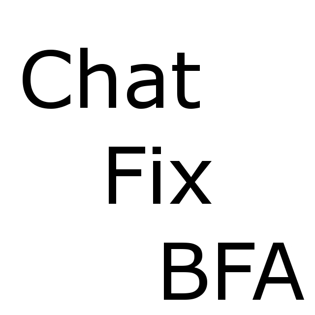 Chat Fix BFA