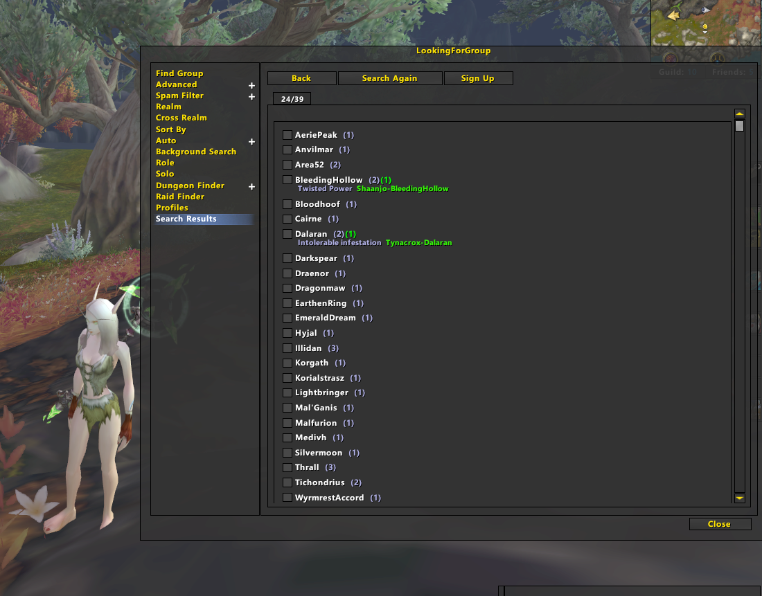 wow unseen influence addon