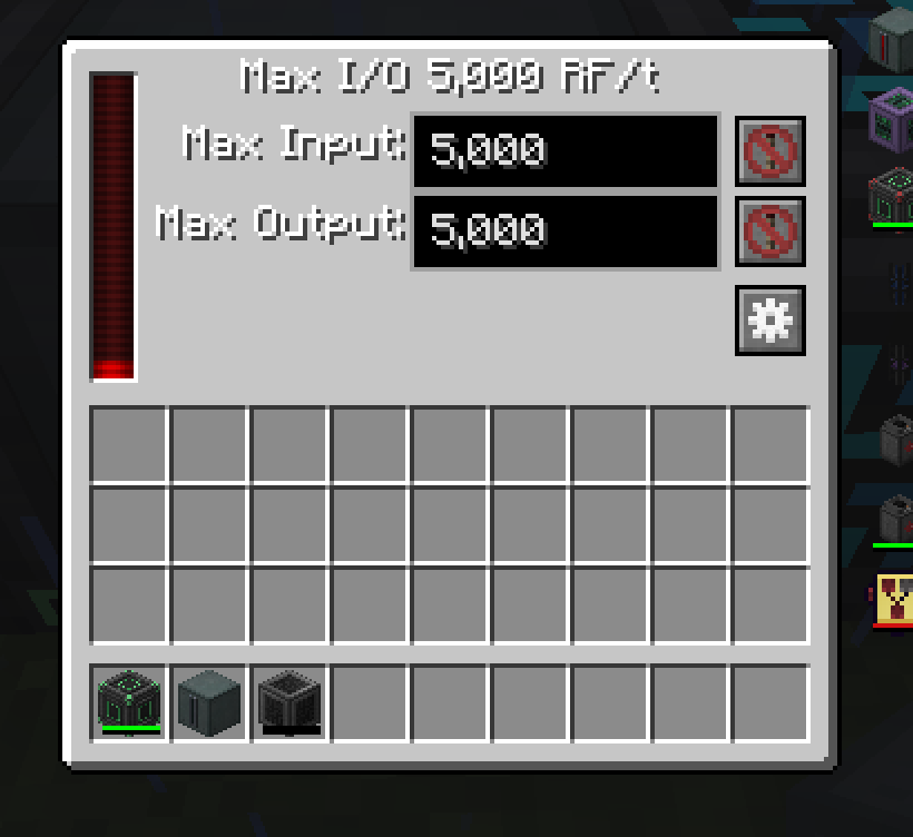 Ender IO Capacitor GUI