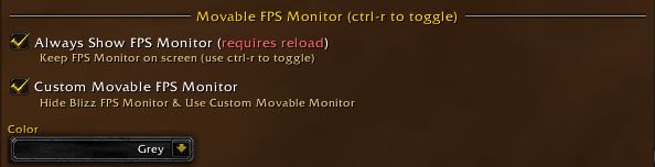 SneekeeMods FPS Monitor Settings