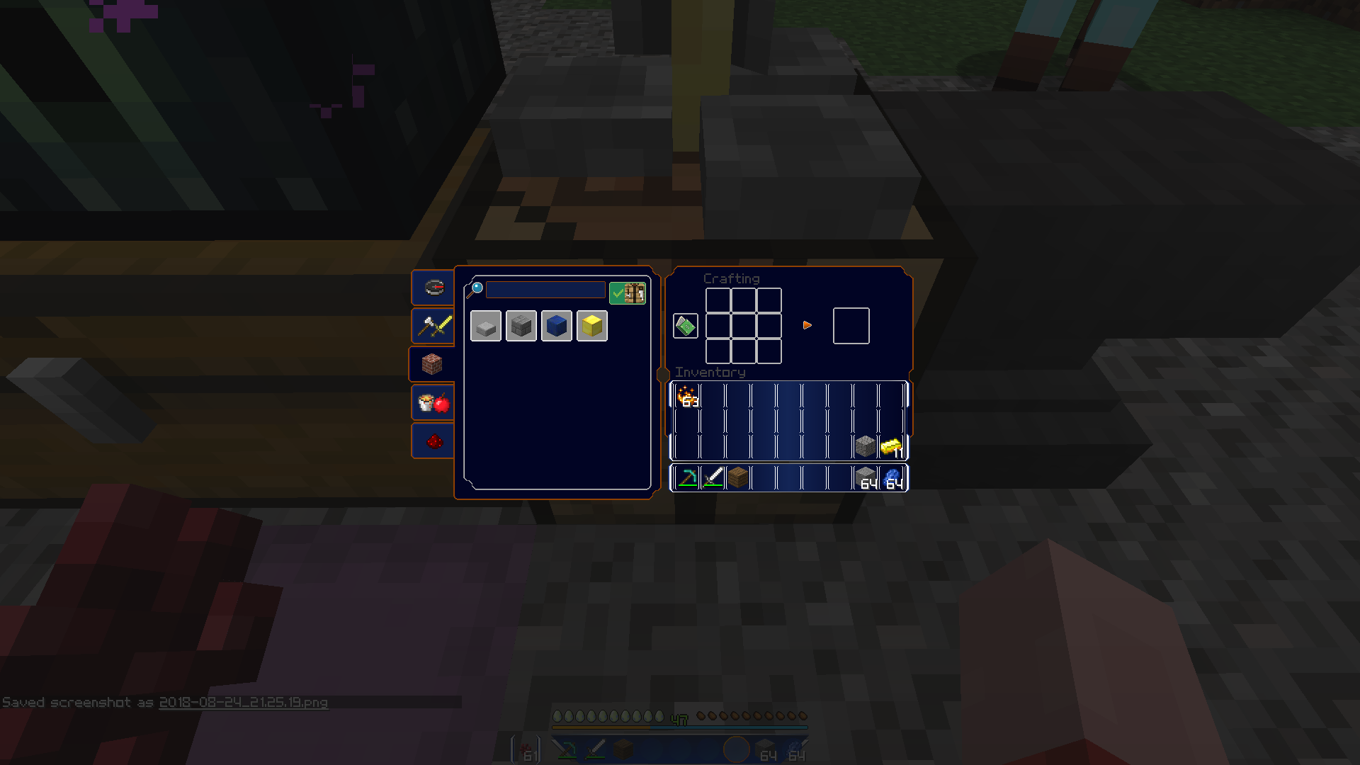 Crafting Table with Recipe Book