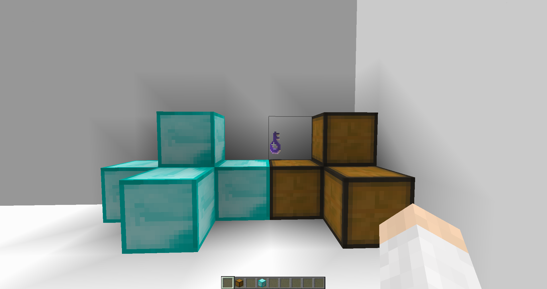 This is the Storage Key, you can use it to travel to the Storage Dimension, however it can't be obtained in Survival Mode at the moment.