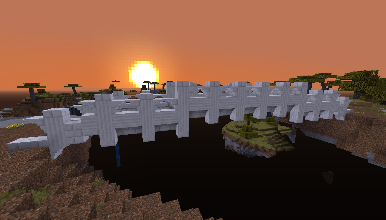 The same bridge, in a different resource pack