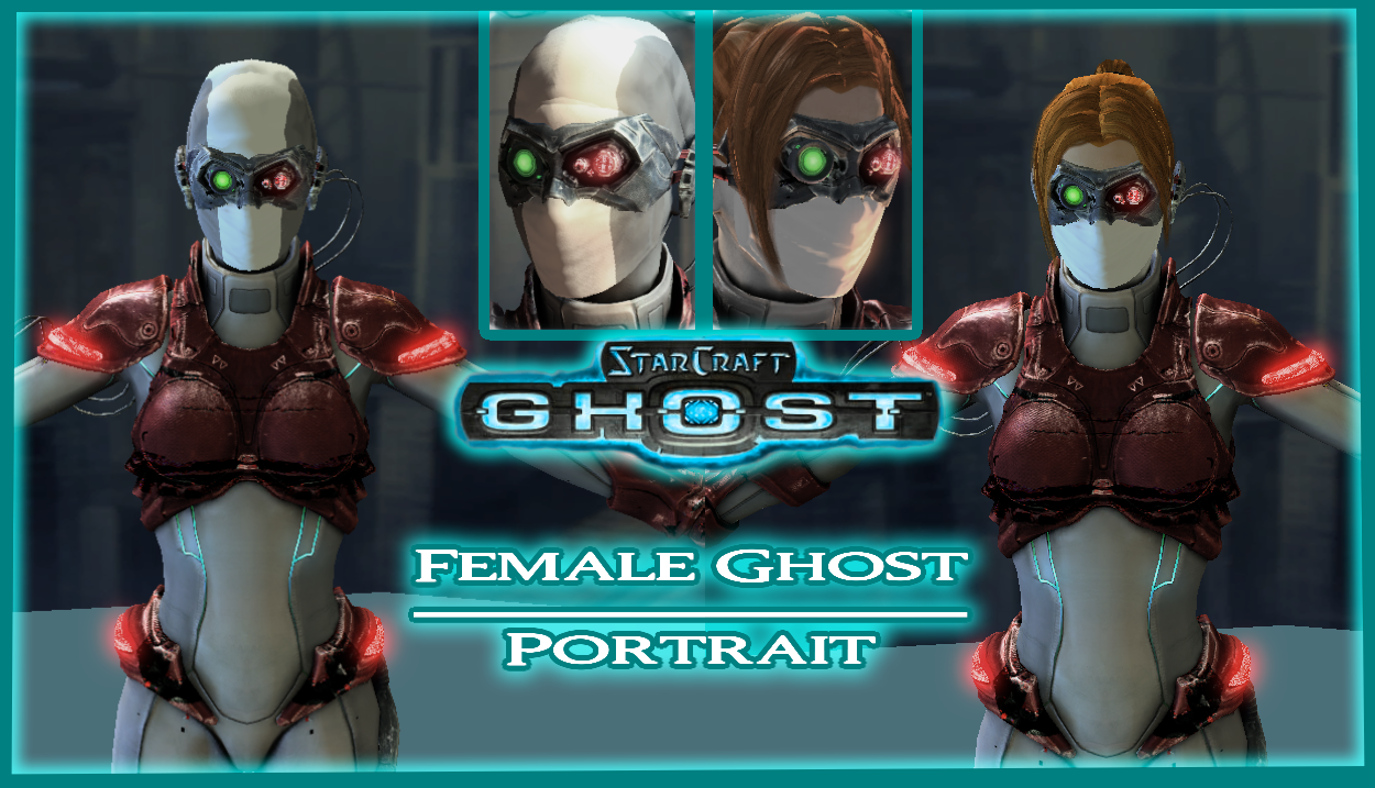 SC:Ghost - Female Ghost Portrait