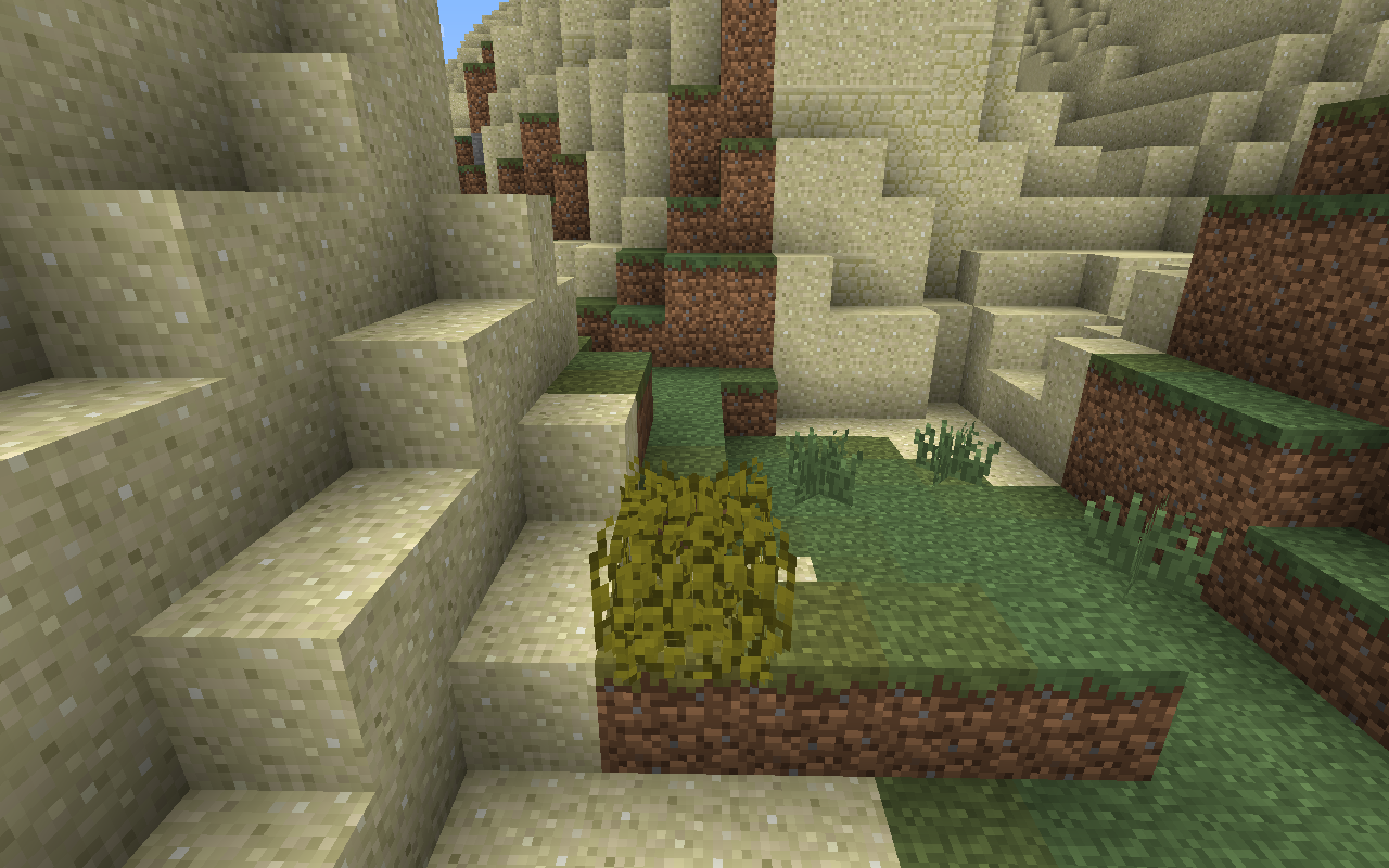 Did you know that The Disguise Bush changes its texture according to the biome it's in! It works in the same way as the grass block, grass/tall grass, and the leaves!