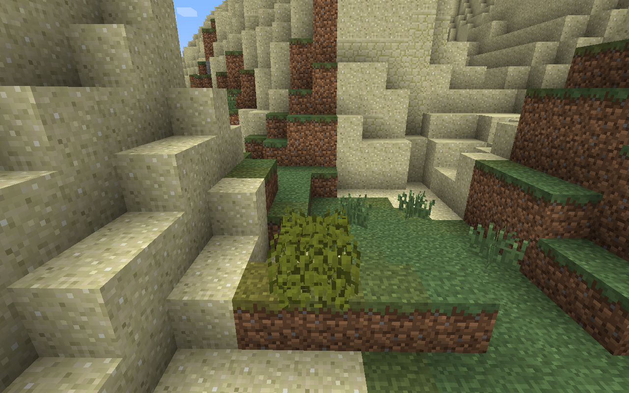Did you know that The Disguise Bush changes its texture according to the biome it's in! It works in the same way as the grass block, grass/tall grass, and the leaves!