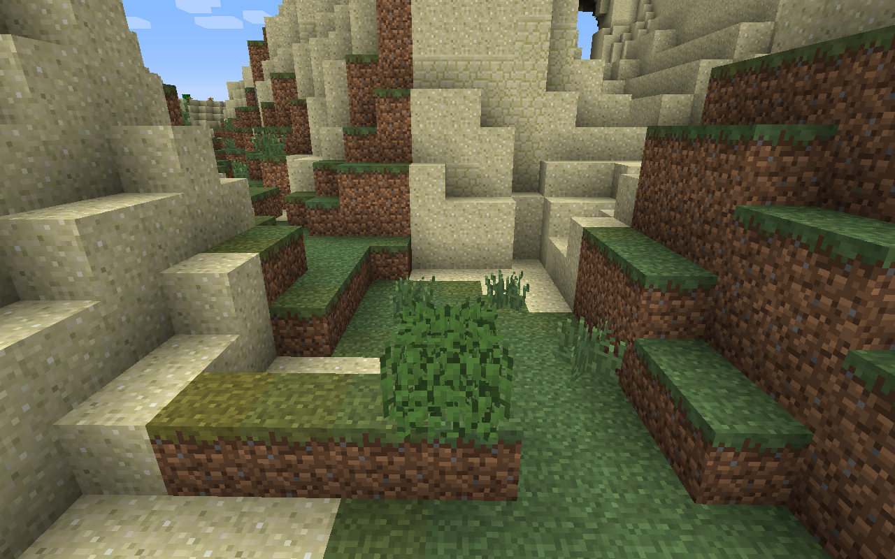 Did you know that The Disguise Bush changes its texture according to the biome it's in! It works in the same way as the grass block, grass/tall grass, and the leaves!