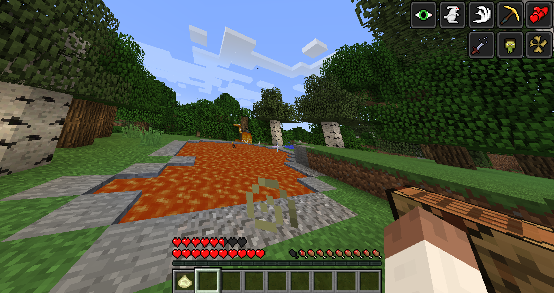 Effect applied in first person view.