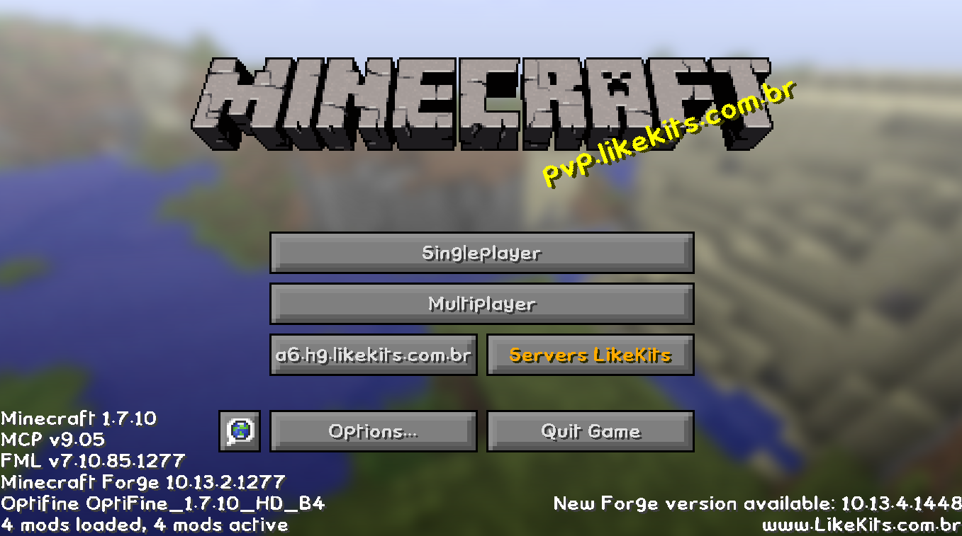 Main Menu