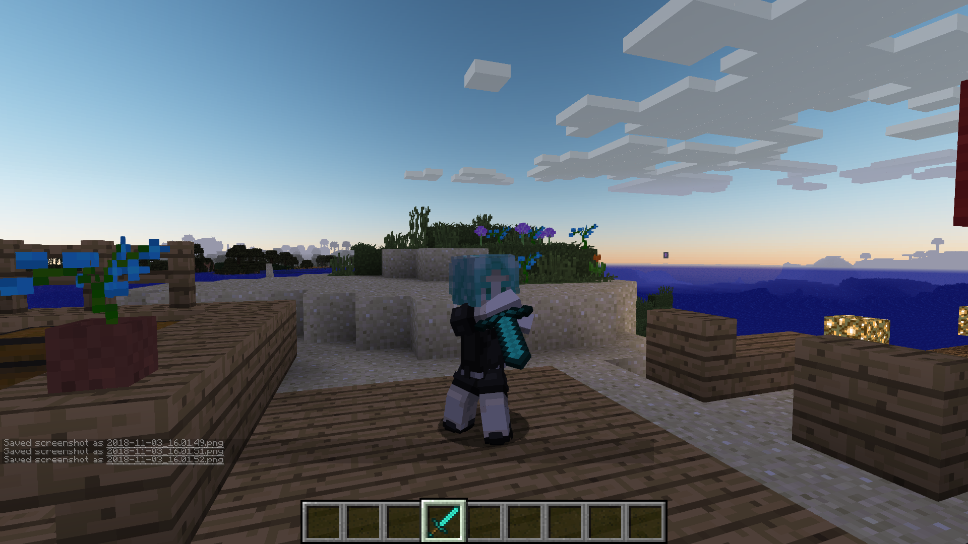 Courtesy of Mo' bends for the player and various mobs