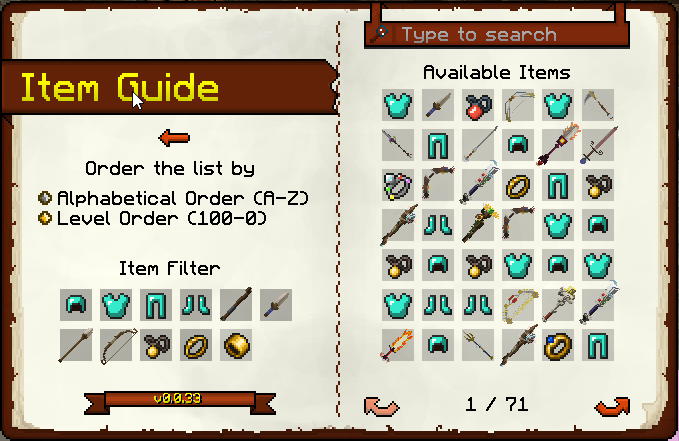 Item Guide 1