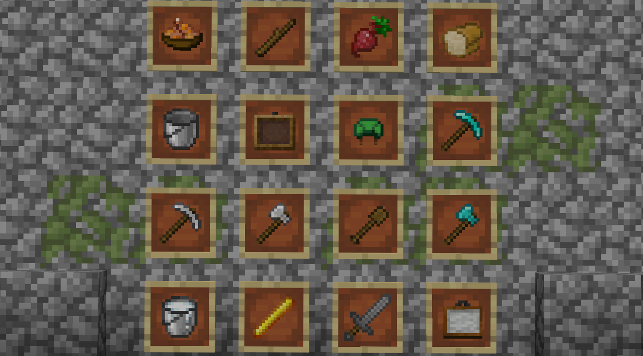 Some of the items changed