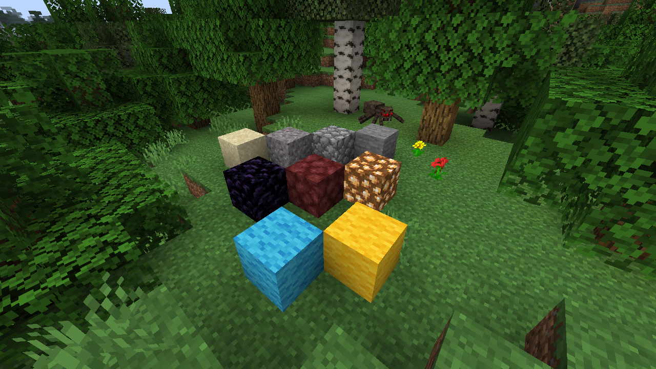 Here's a sample of what these textures look like