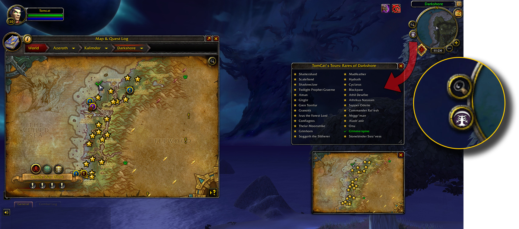 Darkshore Rares Screen Shot