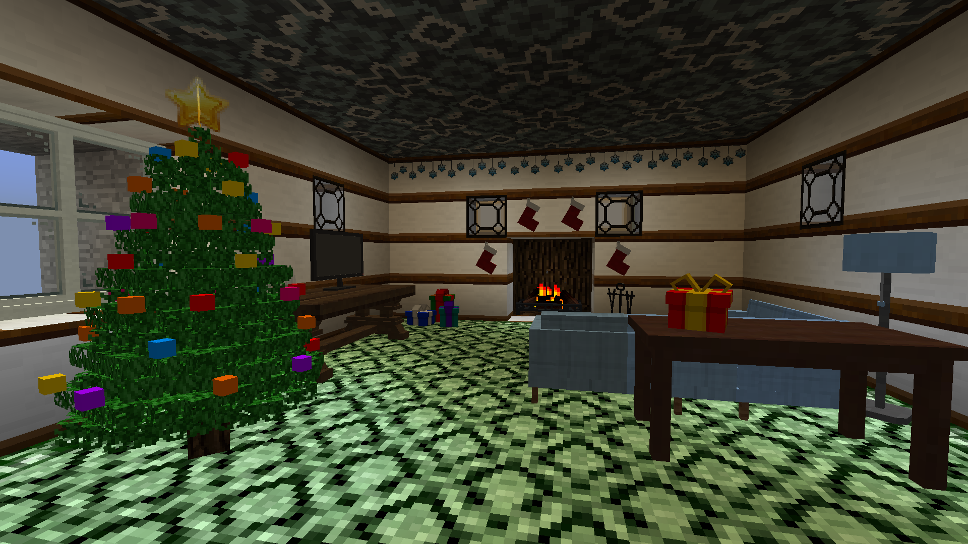 Prepare your minecraft house for the holidays with DecoCraft