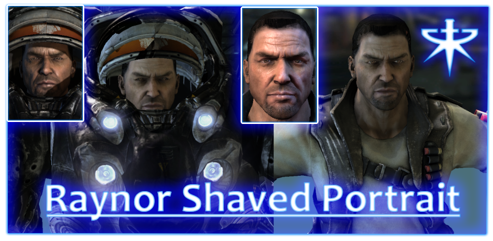 Shaved / Remastered Jim Raynor Portrait