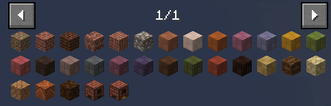list of blocks this mod adds in JEI