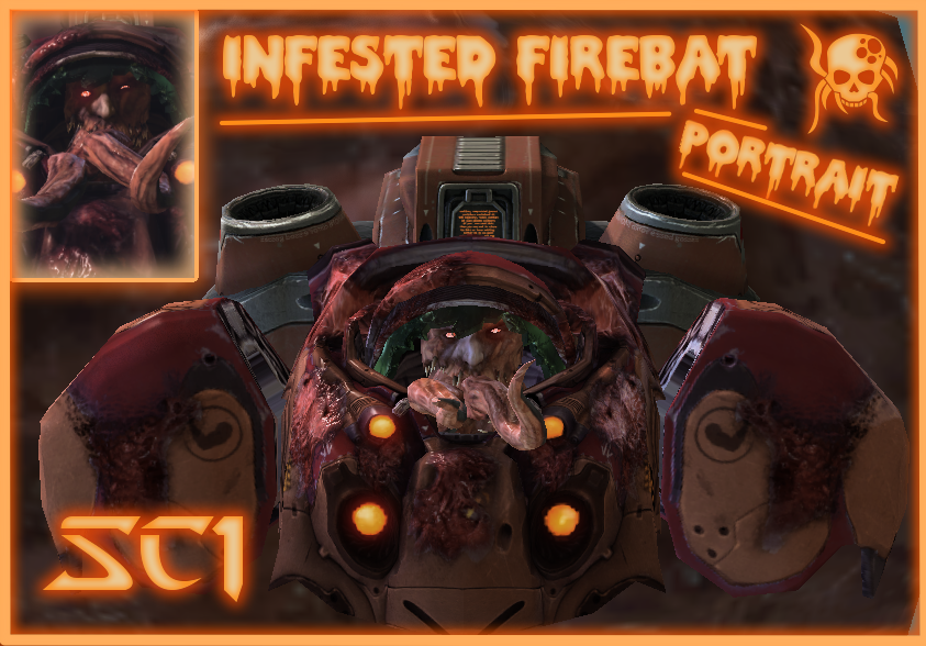 Infested Firebat (SC1 / Marine suit) Portrait