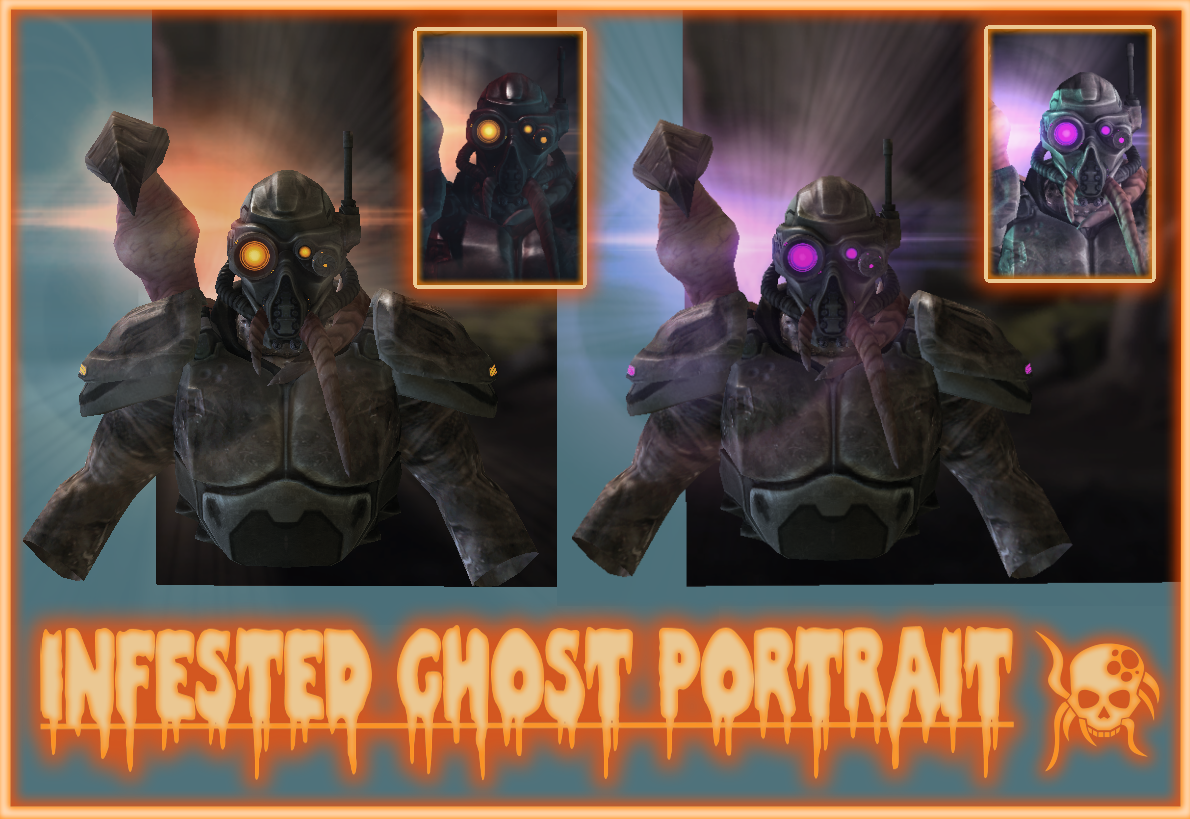 Infested Ghost Portrait
