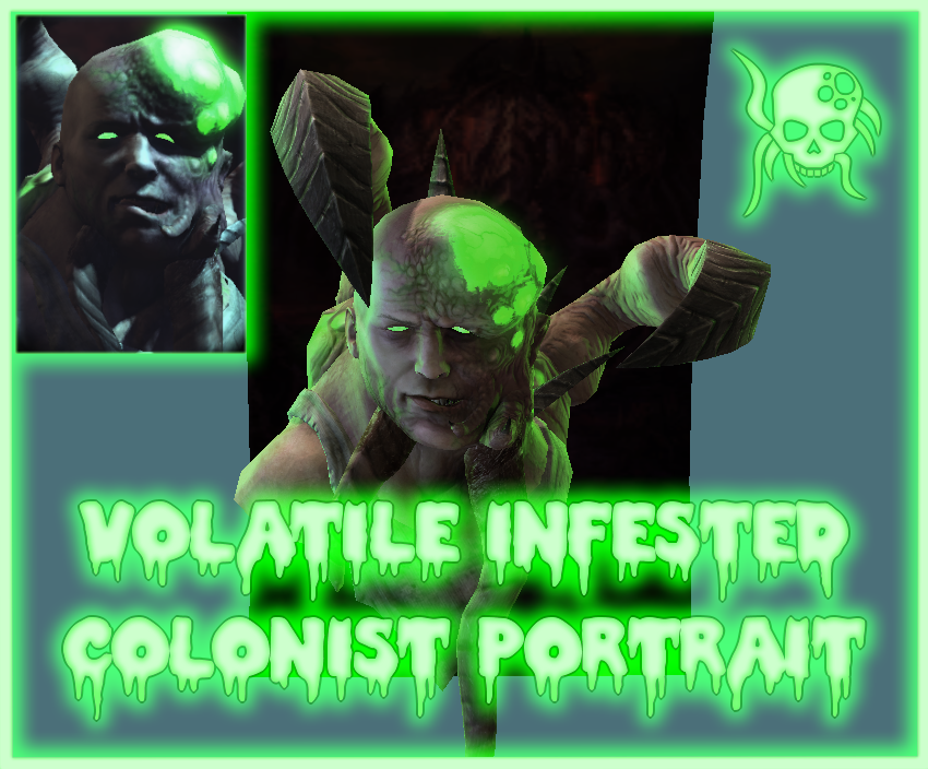 Volatile Infested Colonist Portrait
