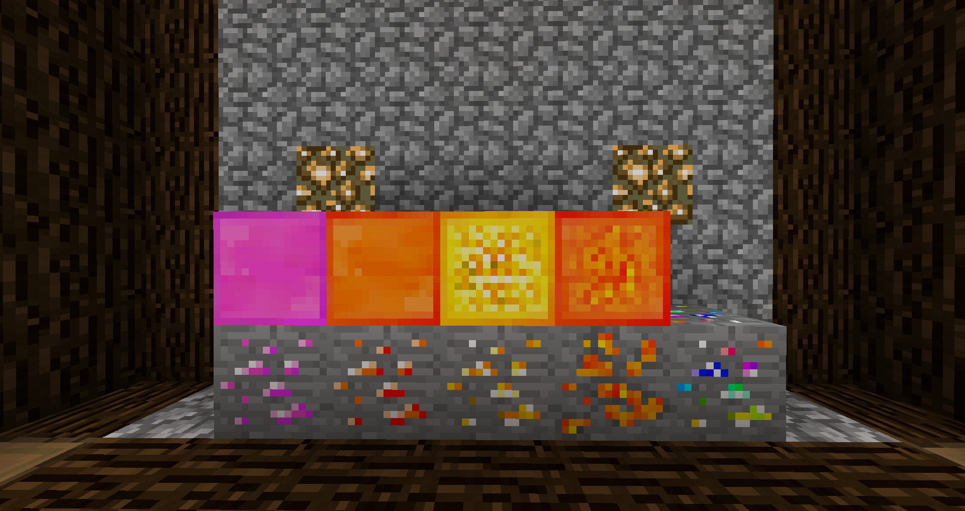 Some of the Ores available within the mod