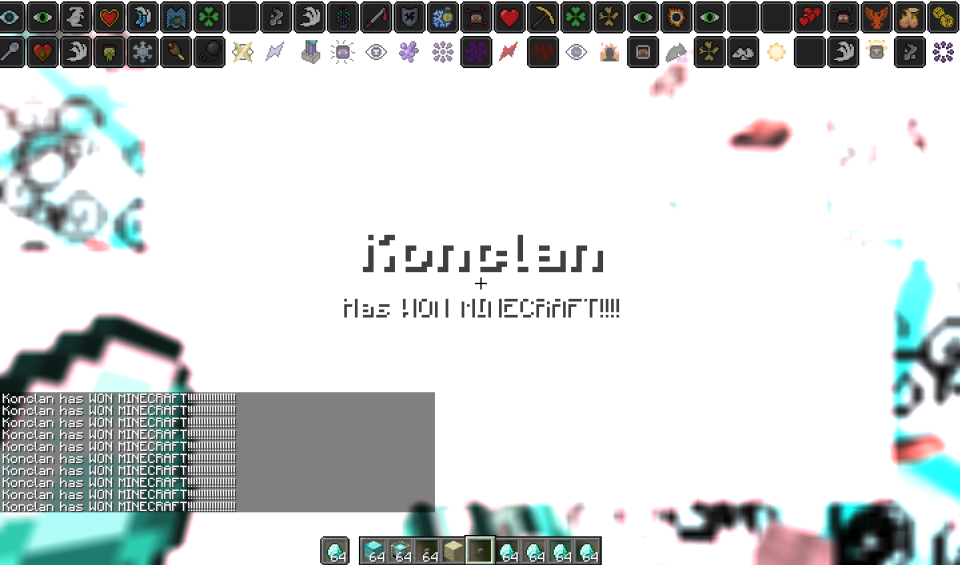 Konclan wins minecraft!!!