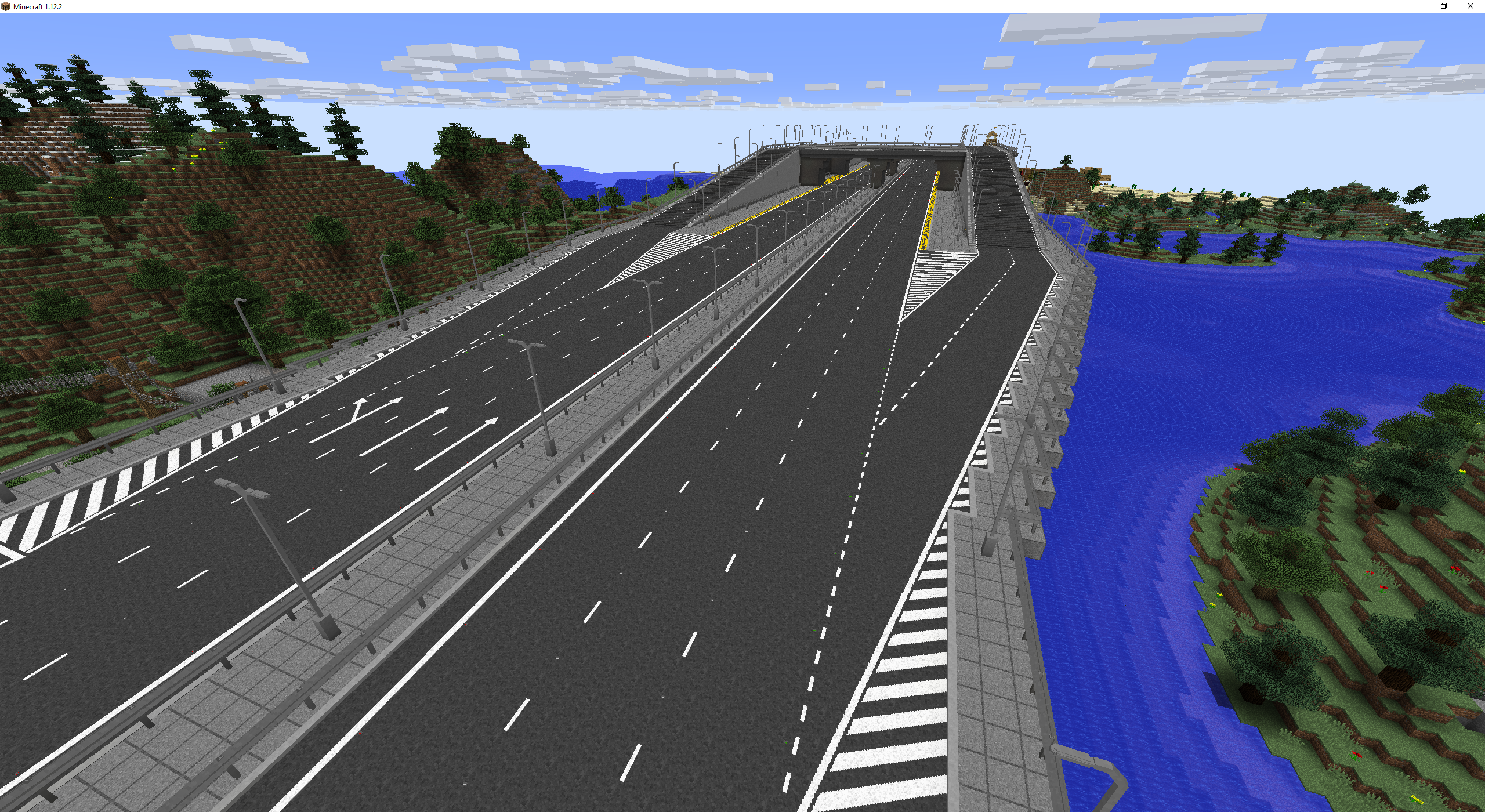 Roadblocks Mod 1.7.10 (Create Actual Roads in Game) 