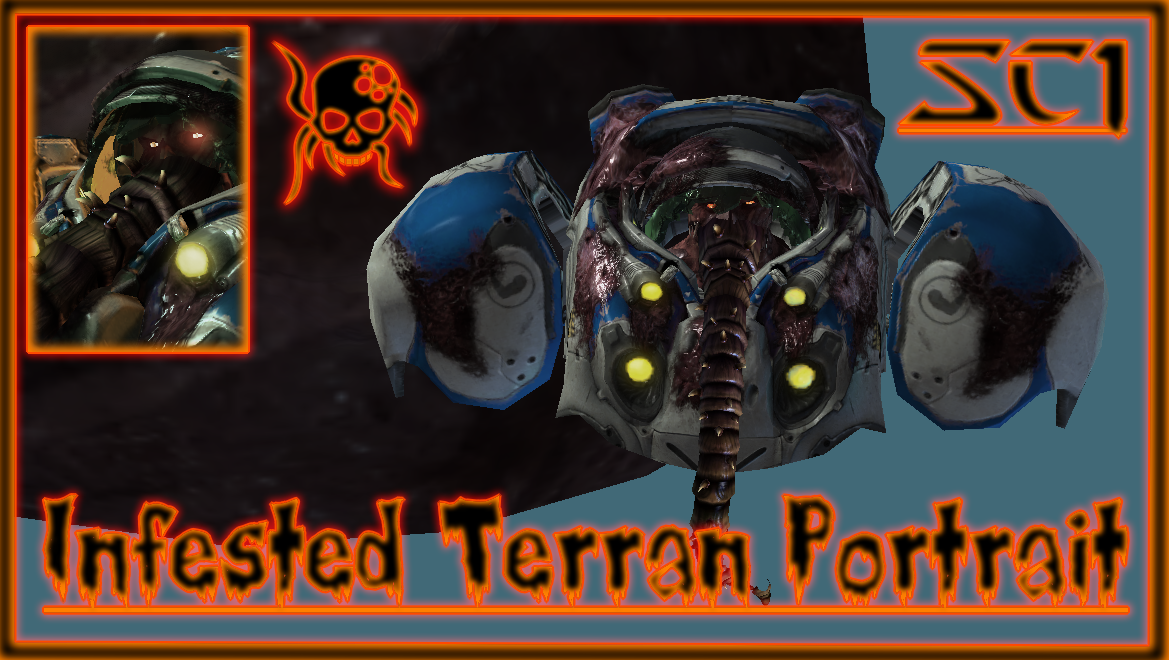 SC1 Infested Terran Portrait