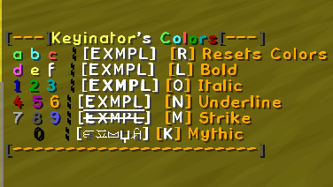 Colors in minecraft chat Minecraft Color