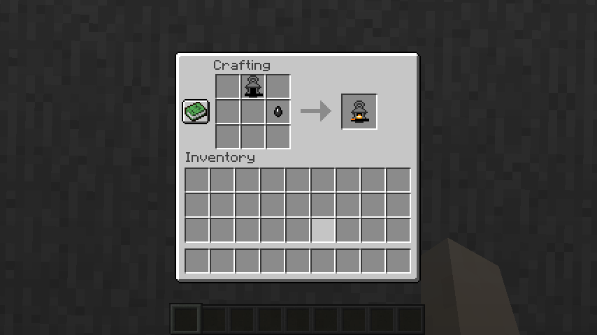 (More oil drops can be added in the grid to increase efficiency of the recipe)