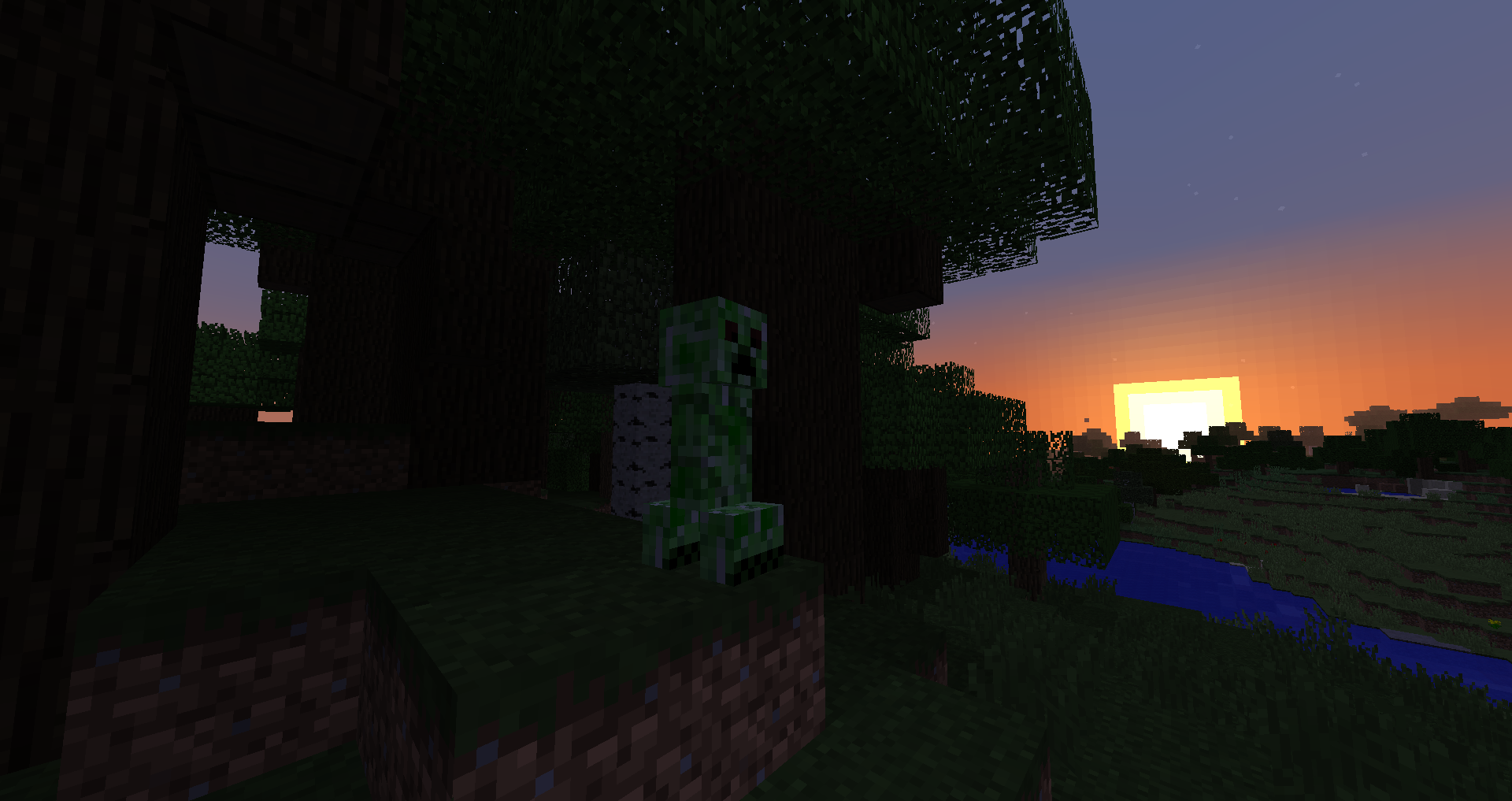 Beta Creeper at Sunset