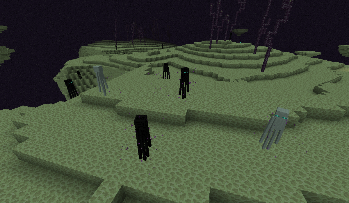 White Enderman Screenshots Resource Packs Minecraft