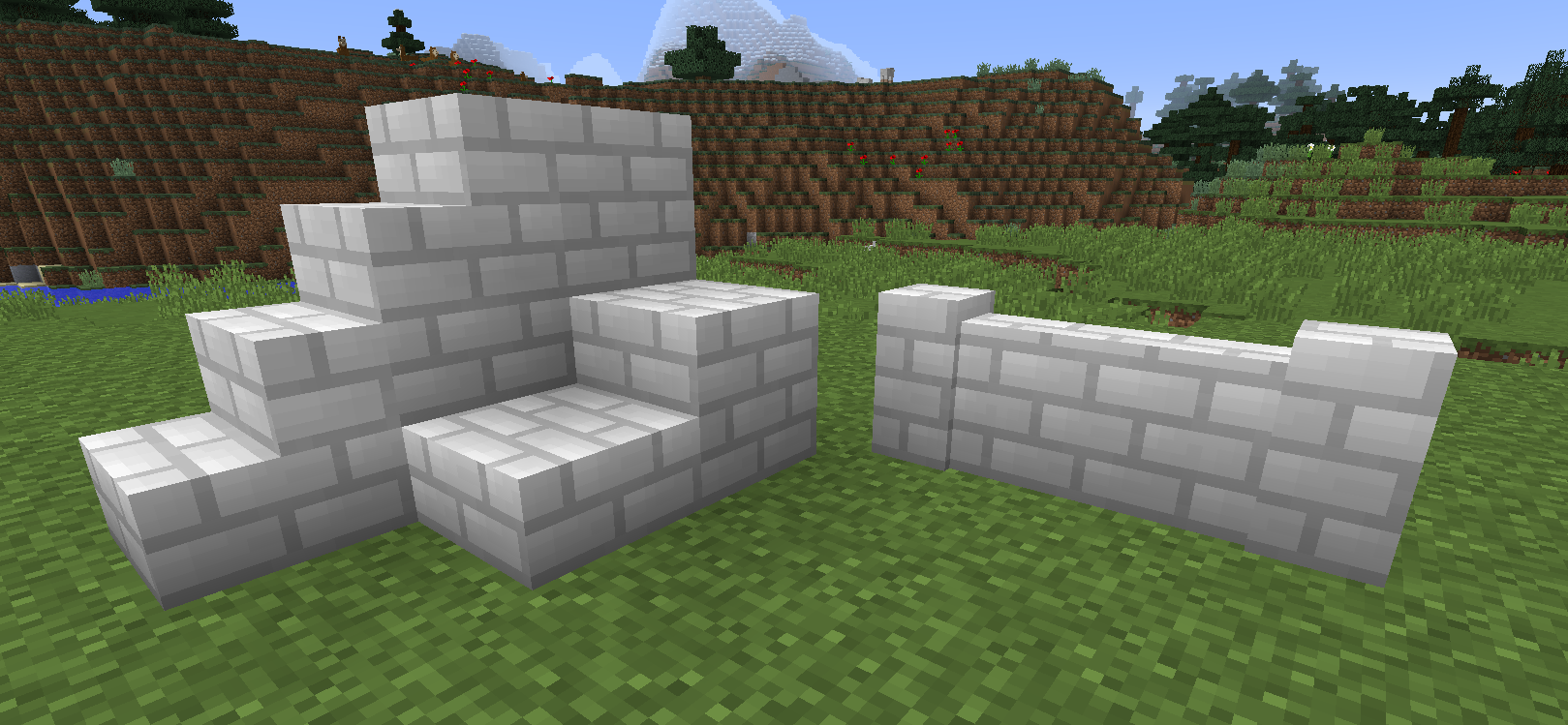 Stairs, Slabs, and Walls