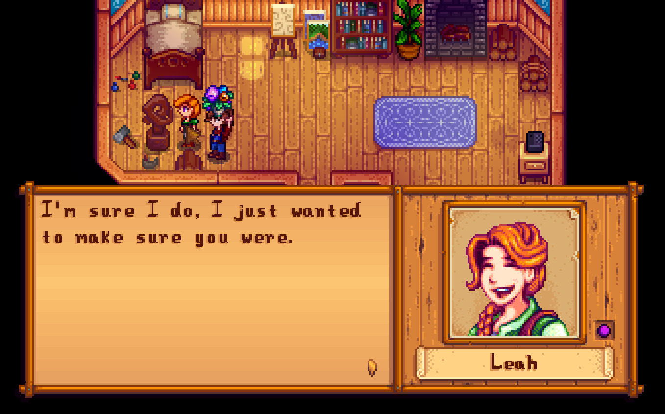 You sure you wanting to date Leah?