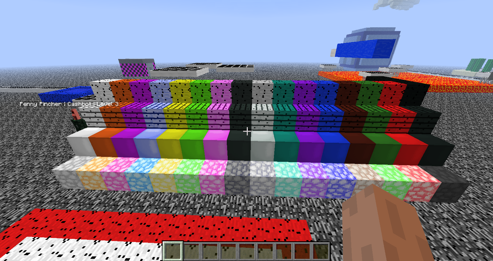 Colored Bedrock, Colored Wood, and Jellybean Blocks